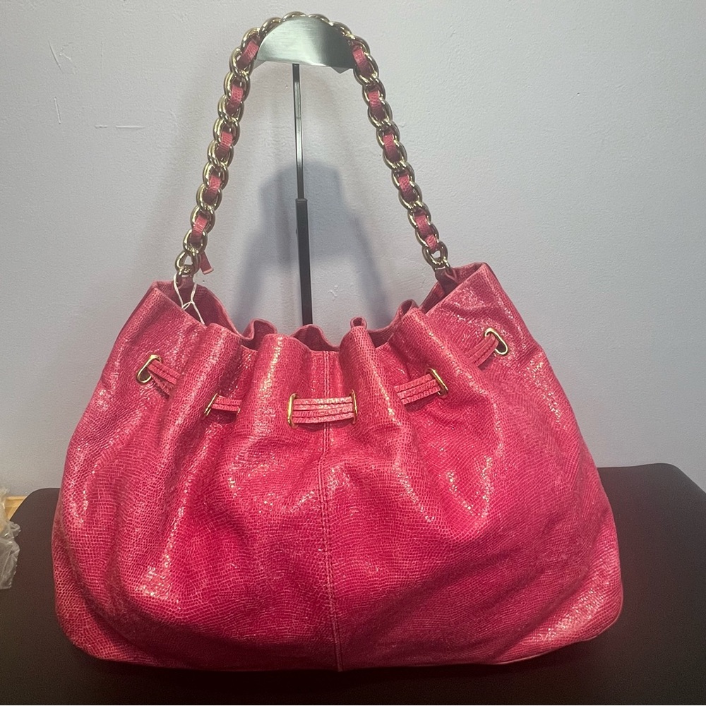 Kate Spade Drawstring Reptile Embossed Shoulder Bag - SAMPLE Design